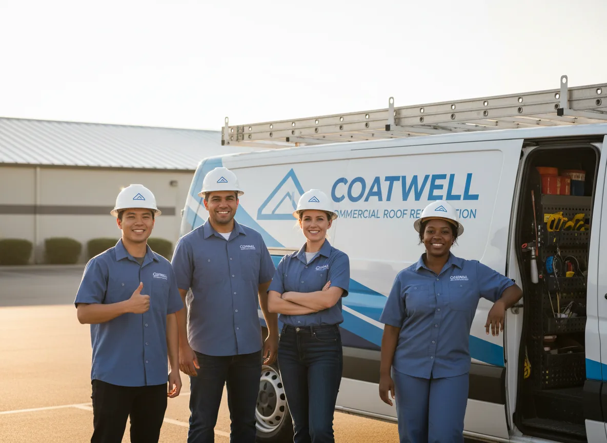 Commercial roof coating company in Leeton, MO